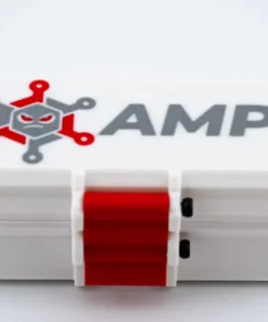 AMP 3D-Printed Vial Case – 10 Slot Secure Storage Box