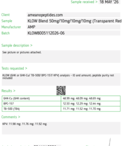 Alternative view of Klow Blend 80 mg