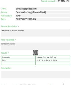 Alternative view of Sermorelin 5mg