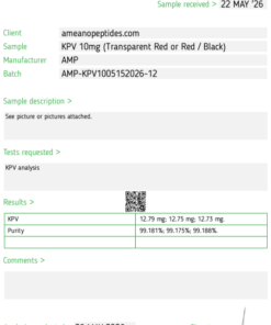 Alternative view of KPV 10mg